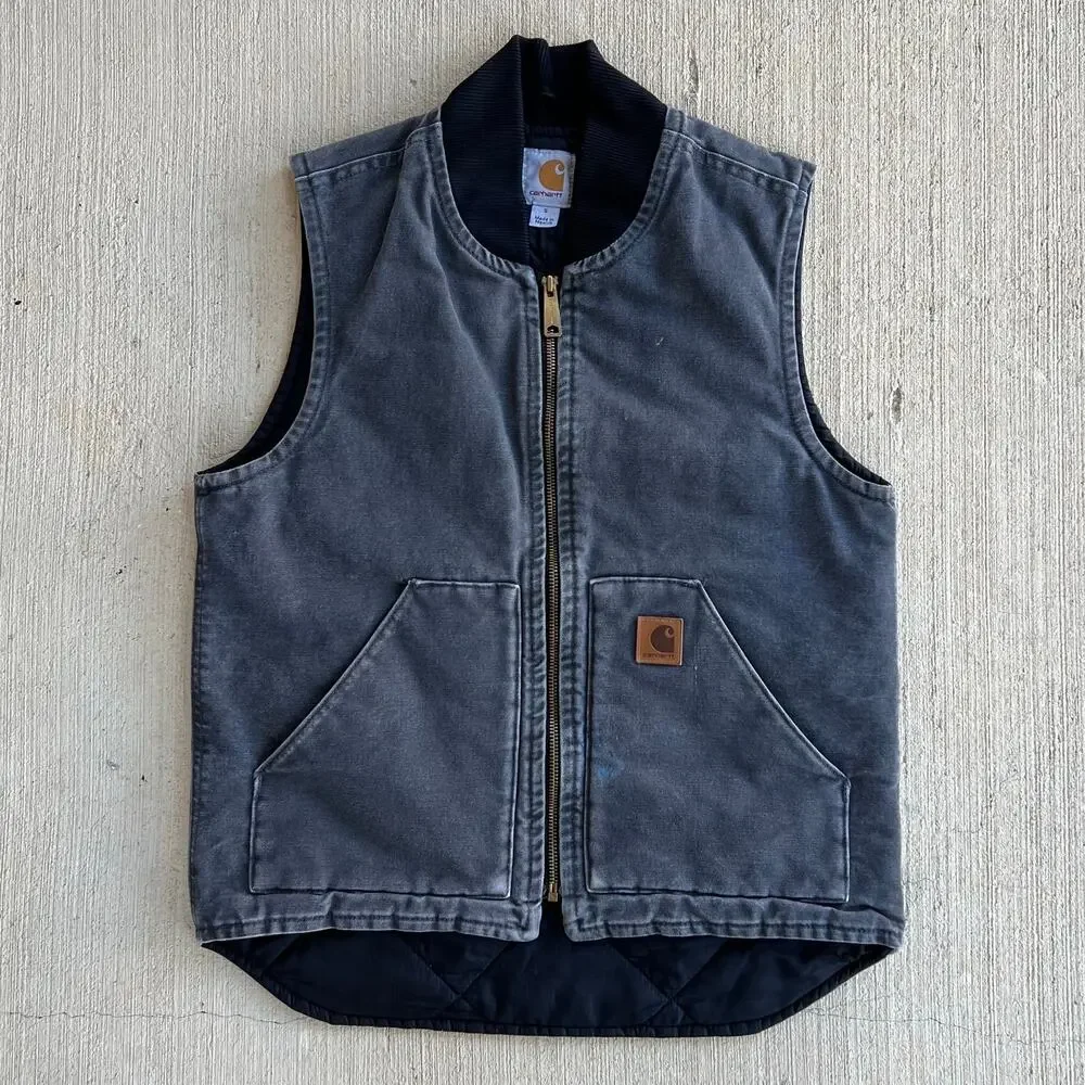 Carhartt V02 gray work wear vest